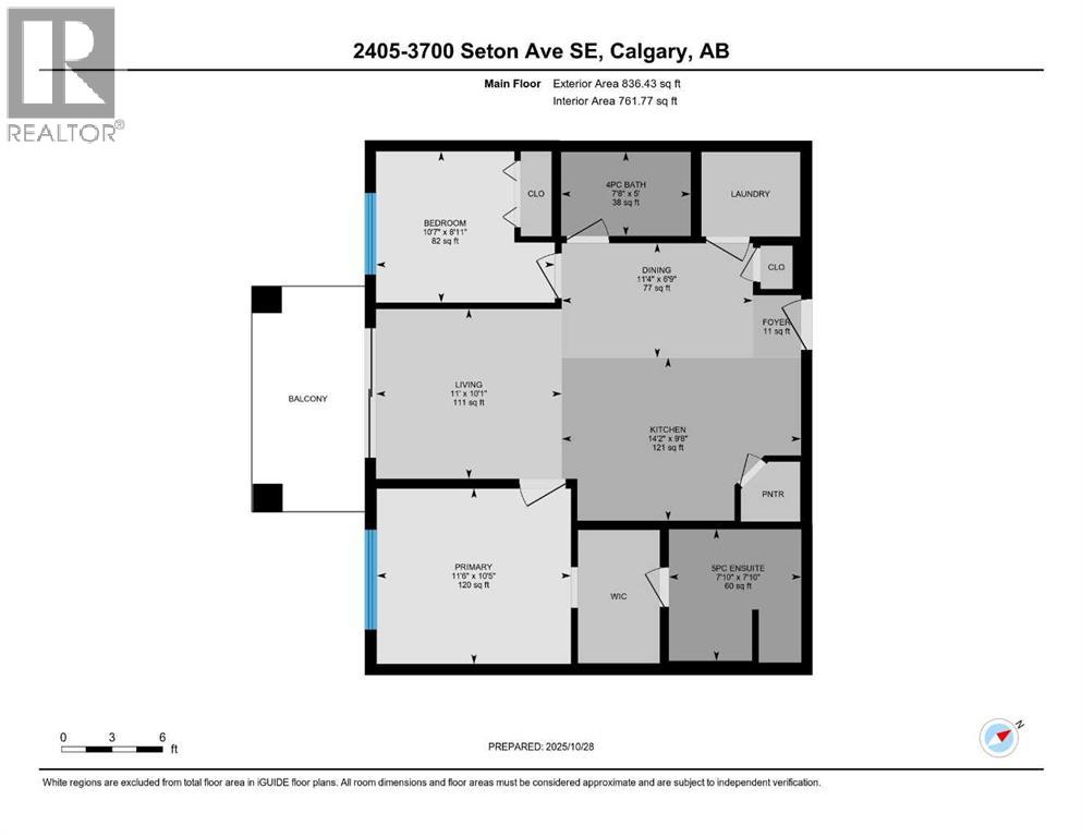 2405, 3700 Seton Avenue Se, Calgary, Alberta  T3M 3V3 - Photo 4 - A2267288