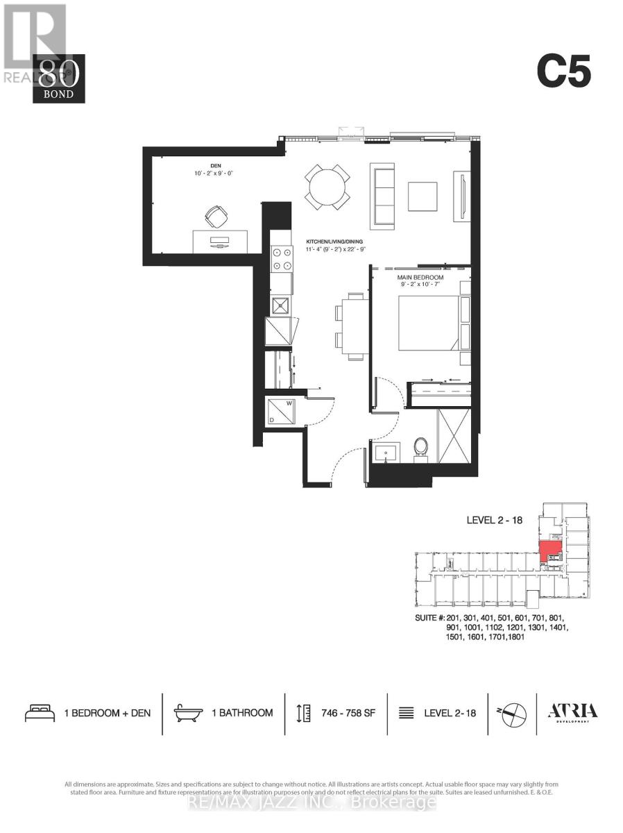 1601 - 80 Bond Street E, Oshawa, Ontario  L1G 0E6 - Photo 9 - E12297560