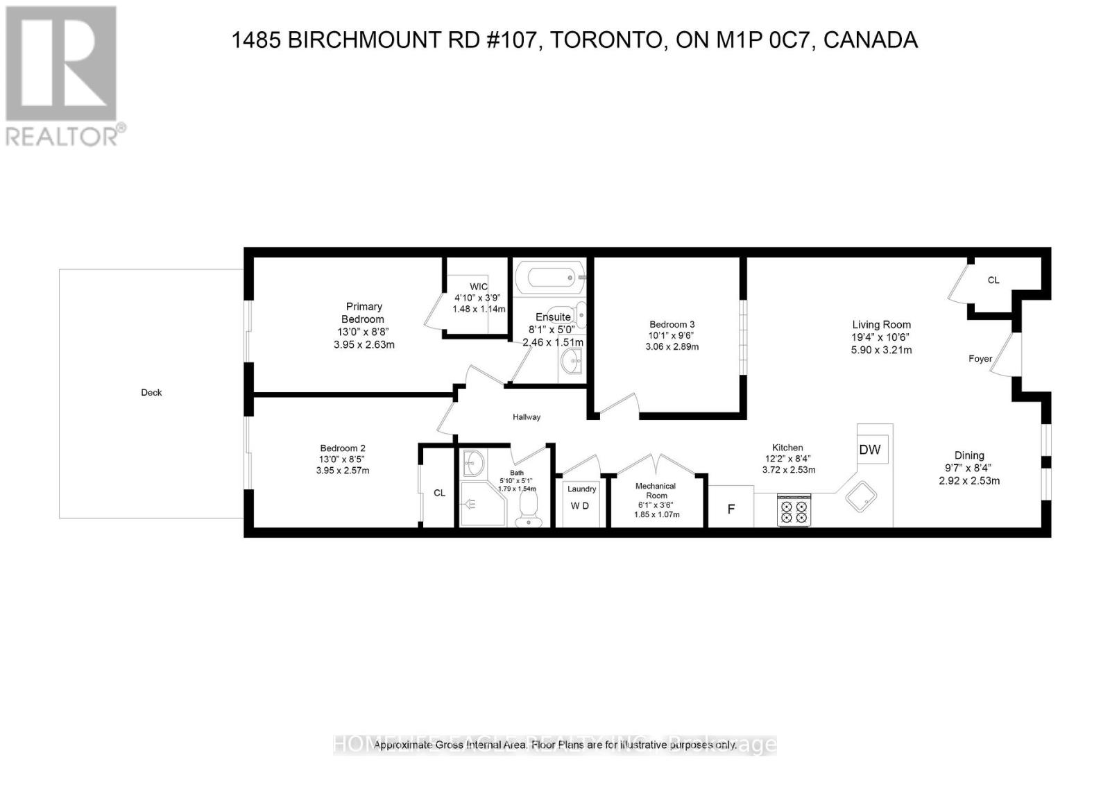 107 - 1485 Birchmount Road, Toronto, Ontario  M1P 0C7 - Photo 15 - E12493724