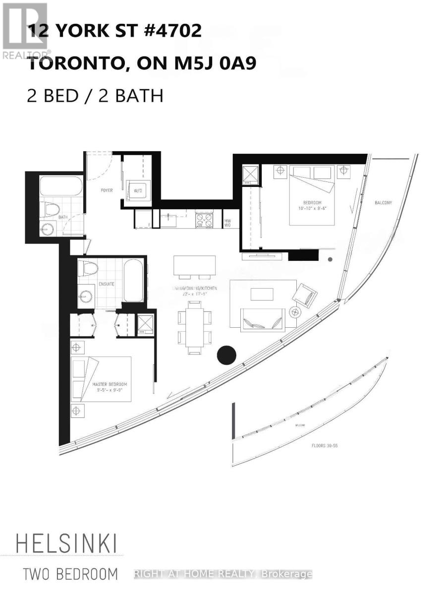 4702 - 12 York Street, Toronto, Ontario  M5J 0A9 - Photo 7 - C12494550