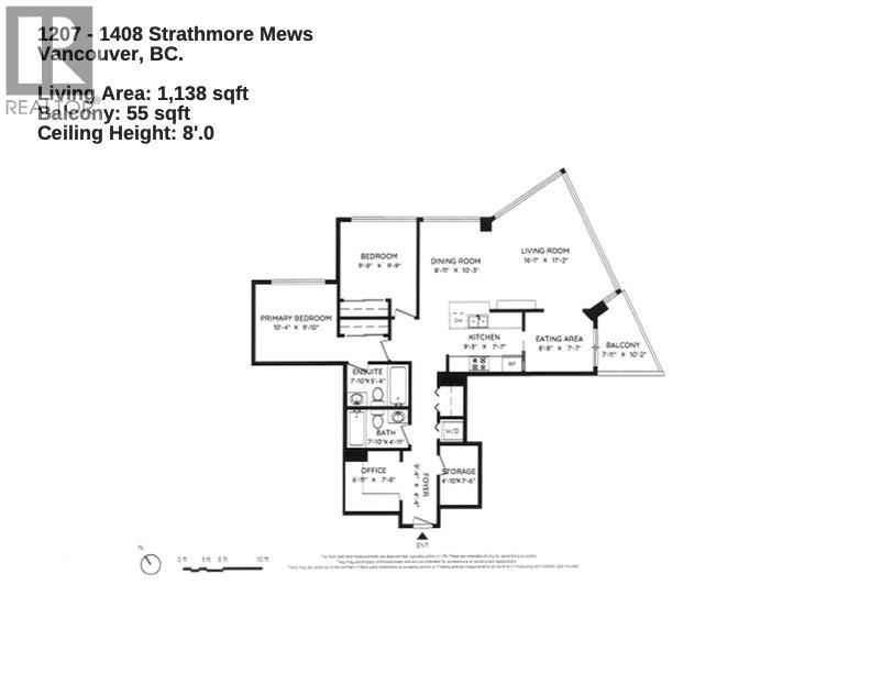 1207 1408 Strathmore Mews, Vancouver, British Columbia  V6Z 3A9 - Photo 20 - R3058192