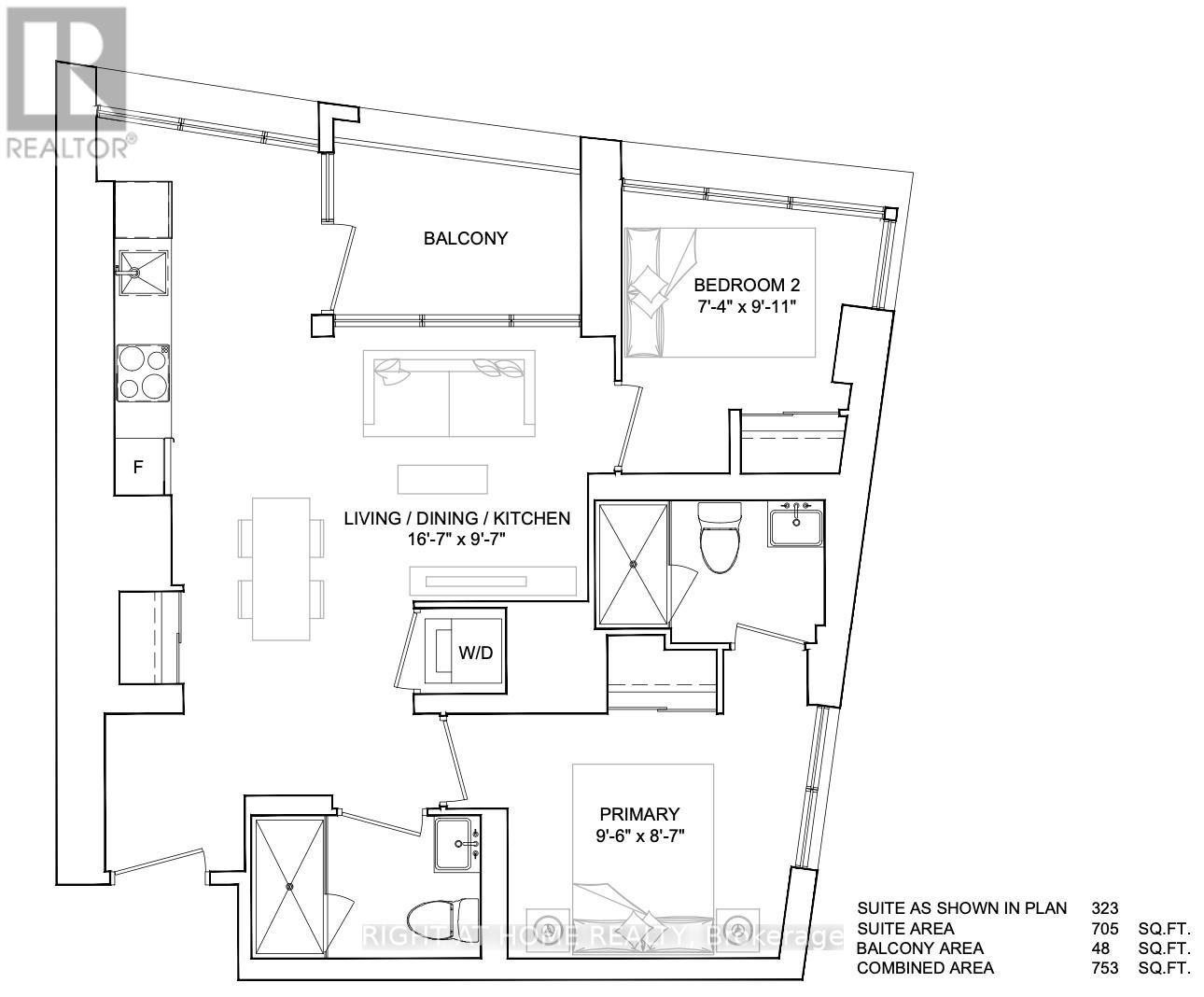 323 - 1 Kyle Lowry Road, Toronto, Ontario  M3C 1H7 - Photo 3 - C12496164