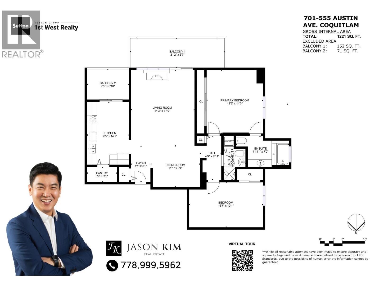 701 555 Austin Avenue, Coquitlam, British Columbia  V3K 6R8 - Photo 6 - R3062989