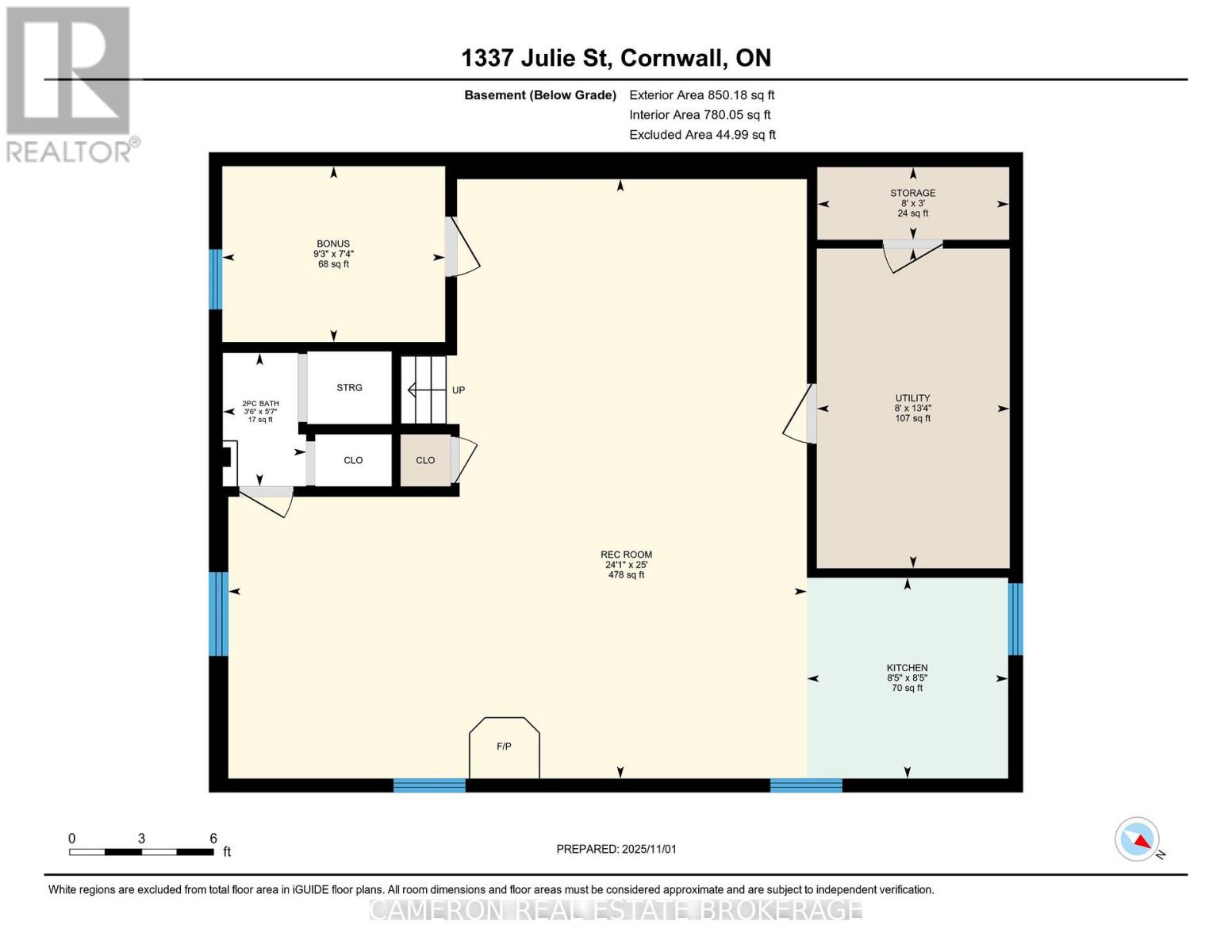 1337 Julie Street, Cornwall, Ontario  K6H 3M1 - Photo 32 - X12499550