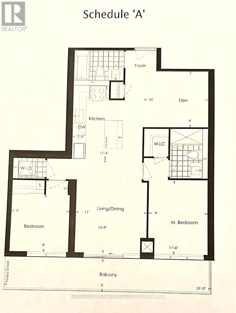 1606 - 4677 Glen Erin Drive, Mississauga, Ontario  L5N 2E3 - Photo 19 - W12499920