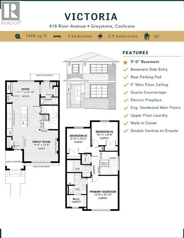 418 River Avenue, Cochrane, Alberta  T4C 3B8 - Photo 41 - A2254906