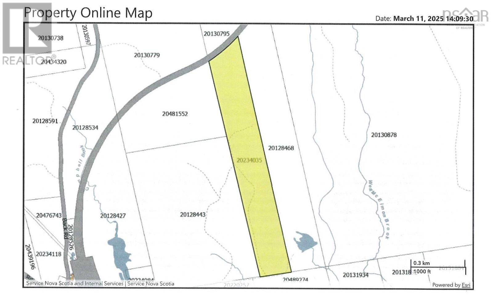 Base Line Road, Londonderry, Nova Scotia