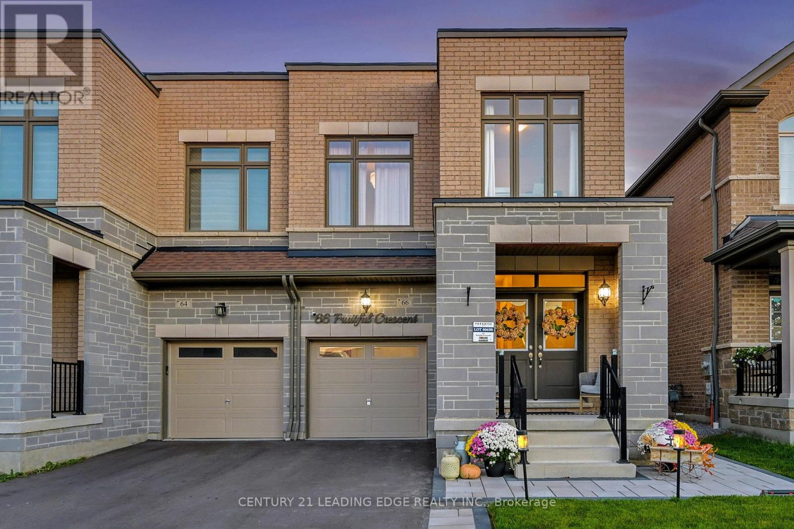 66 FRUITFUL CRESCENT, Whitby, Ontario