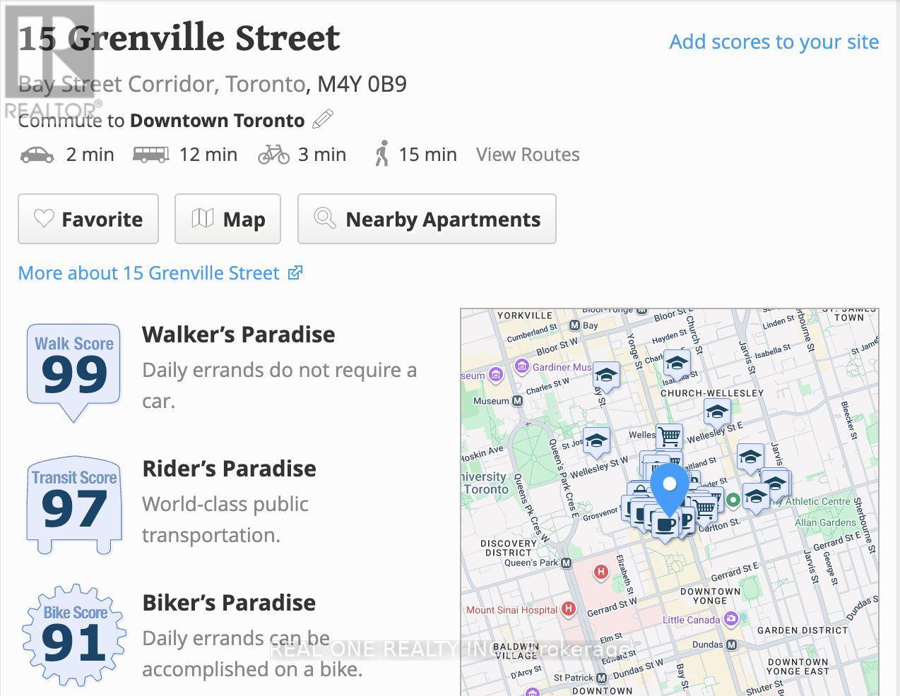 4703 - 15 Grenville Street, Toronto, Ontario  M4Y 0B9 - Photo 14 - C12503406