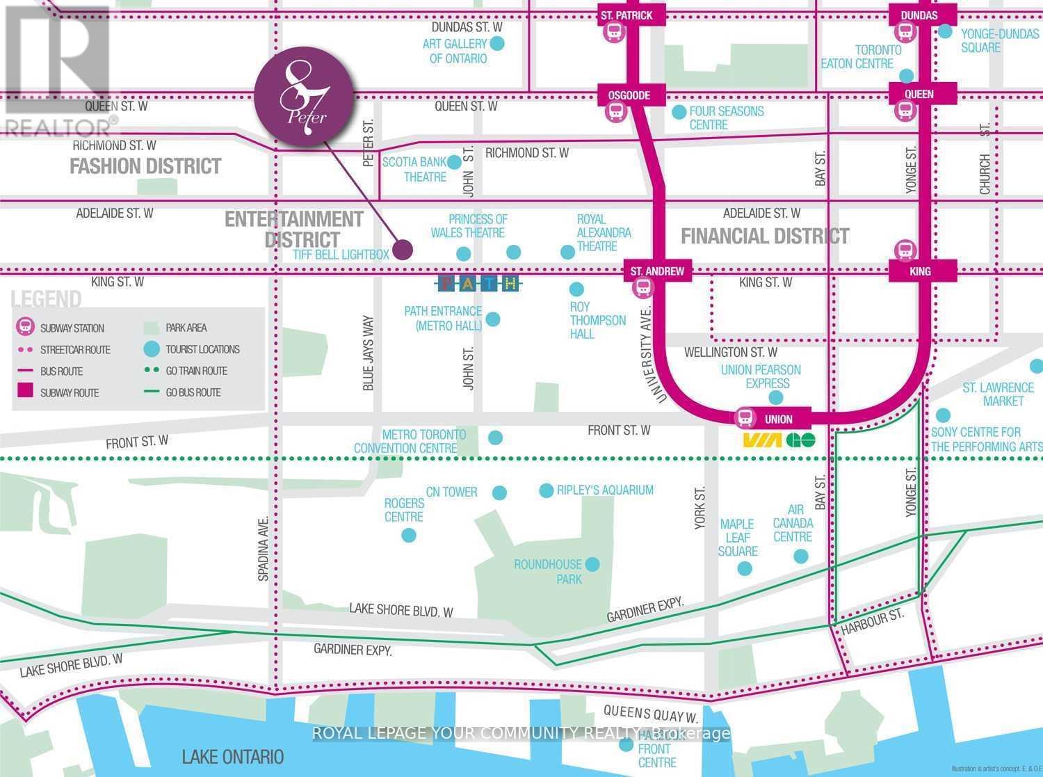 4202 - 87 Peter Street, Toronto, Ontario  M5V 2G4 - Photo 12 - C12503940