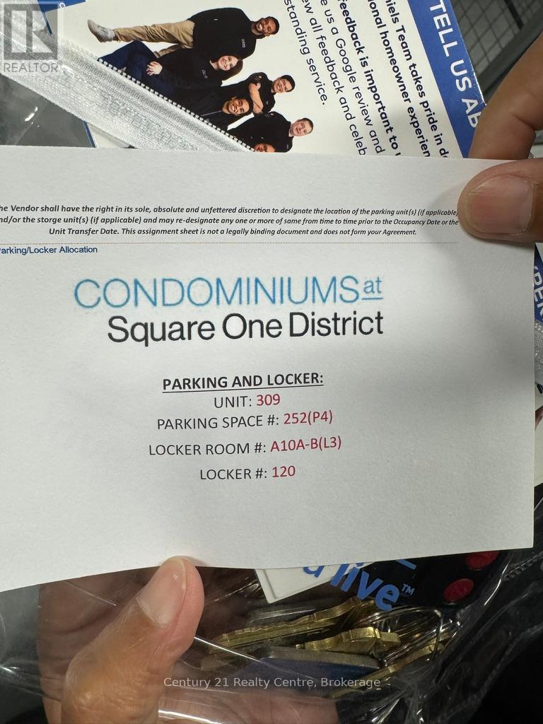 309 - 395 Square One Drive, Mississauga, Ontario  L5B 0P6 - Photo 24 - W12504746