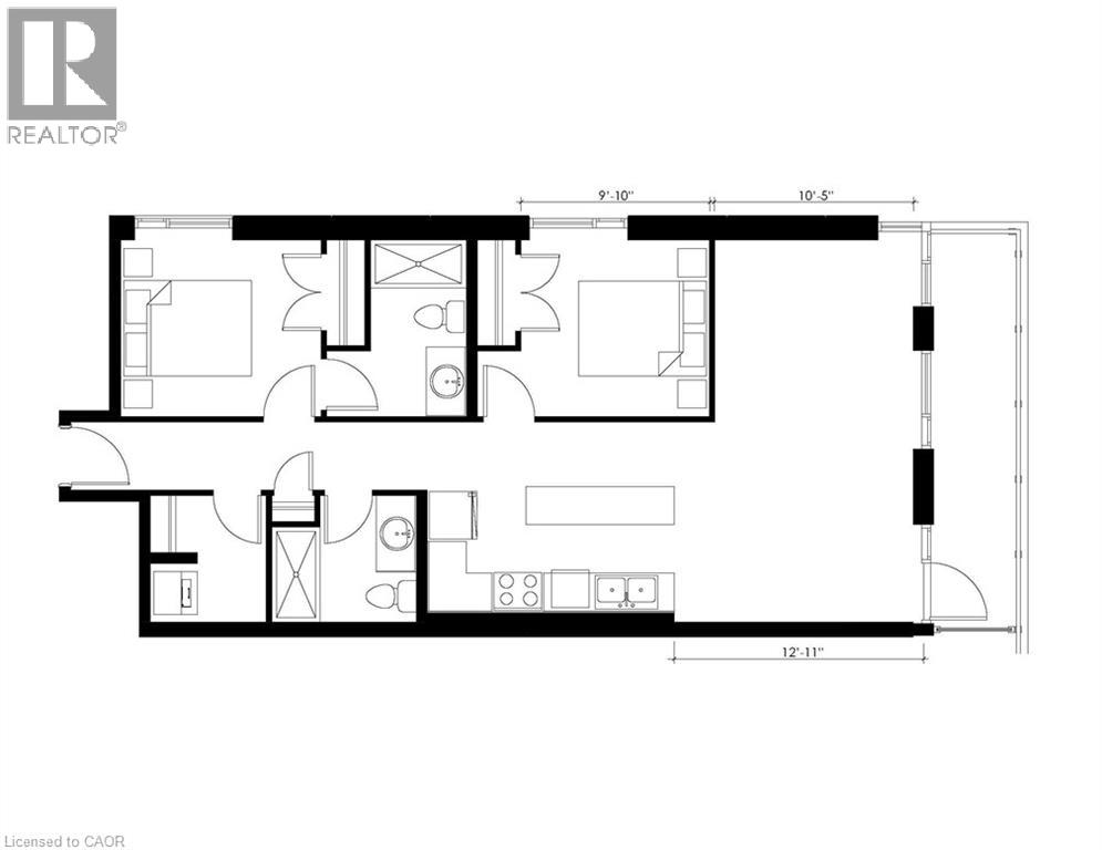 51 David Street Unit# Ph1, Kitchener, Ontario  N2G 4X7 - Photo 12 - 40785305