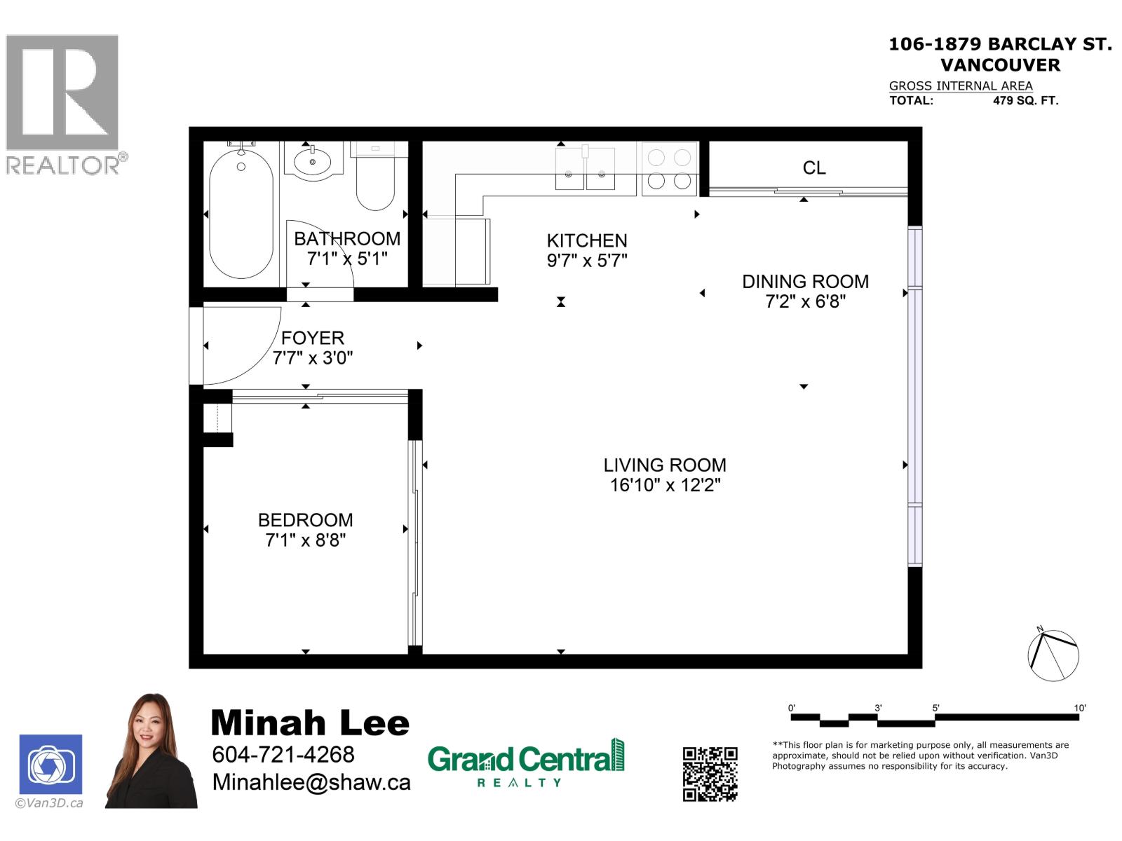 106 1879 Barclay Street, Vancouver, British Columbia  V6G 1K7 - Photo 19 - R3050567