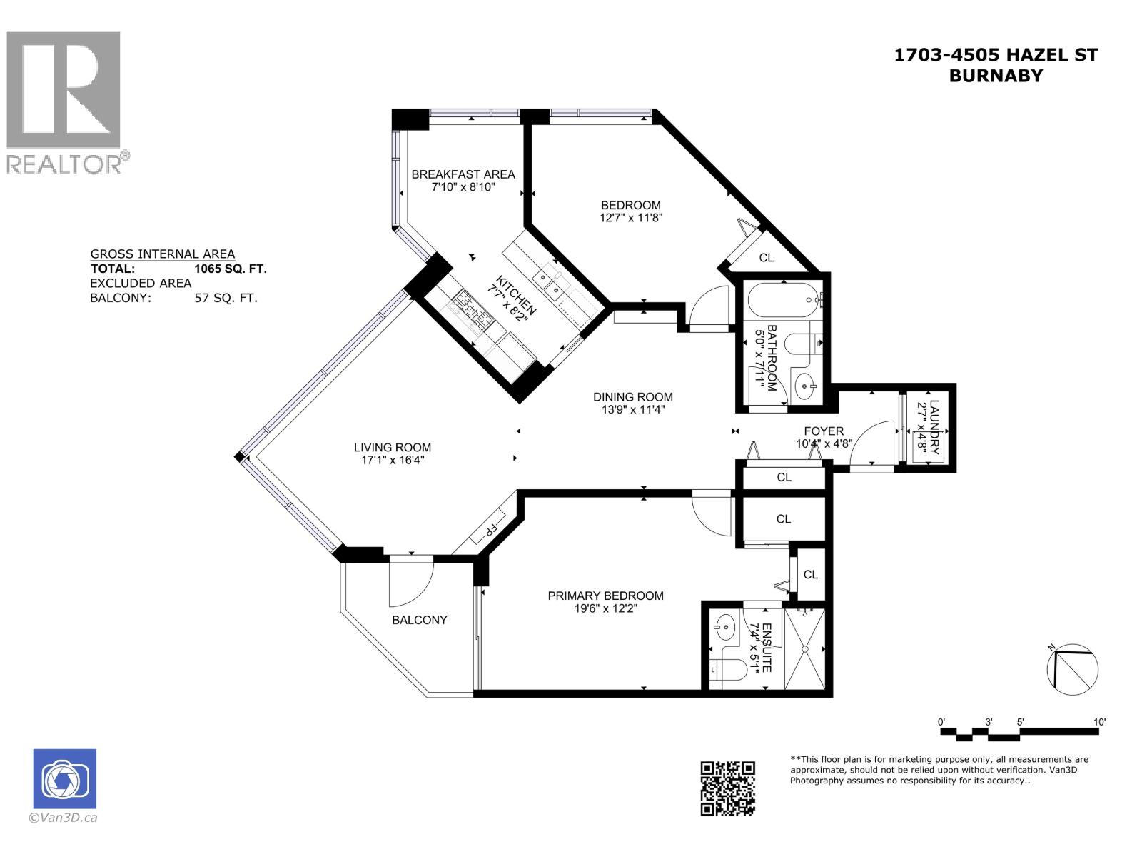 1703 4505 Hazel Street, Burnaby, British Columbia  V5B 4T1 - Photo 32 - R3051023