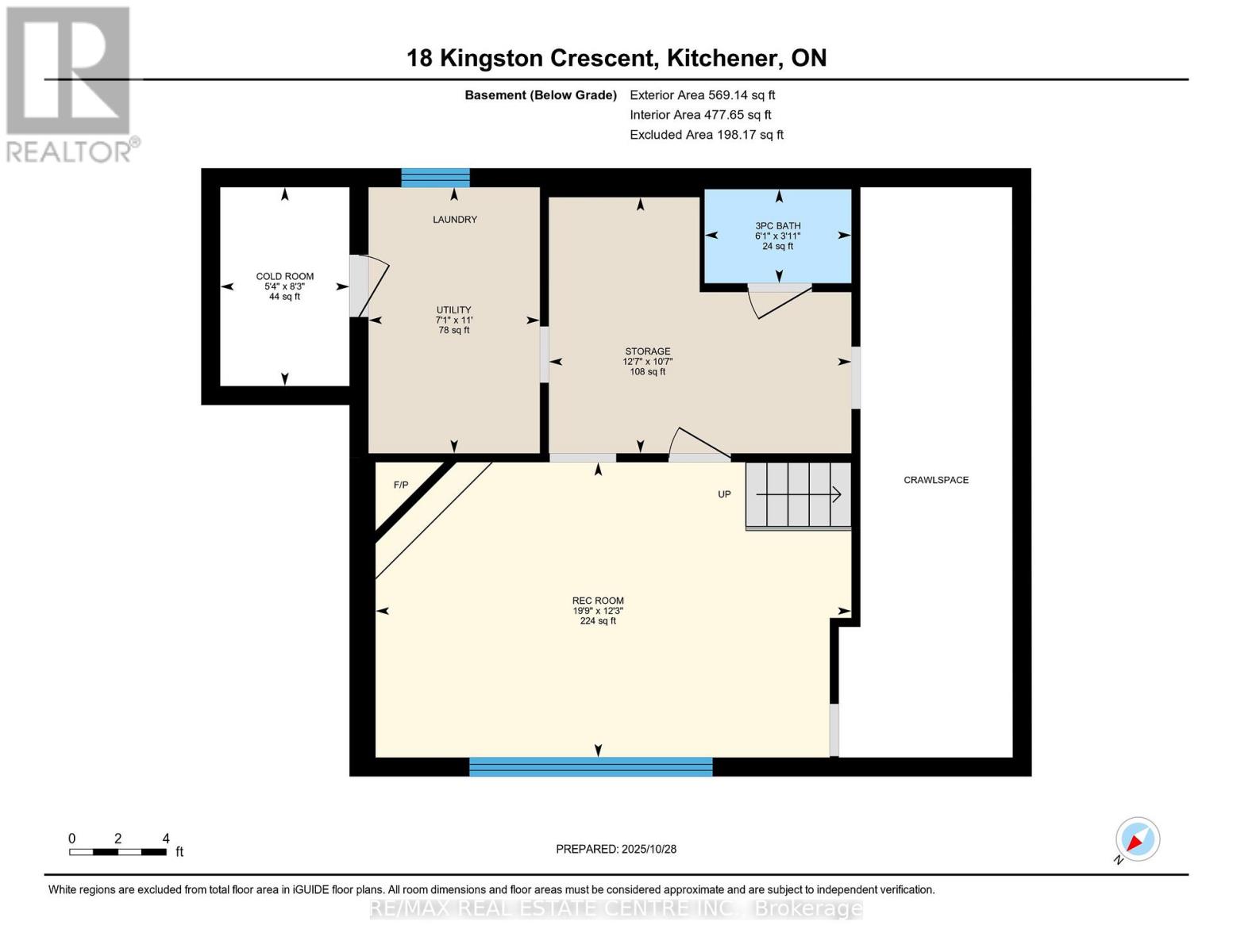 18 Kingston Crescent, Kitchener, Ontario  N2B 2T7 - Photo 47 - X12486469