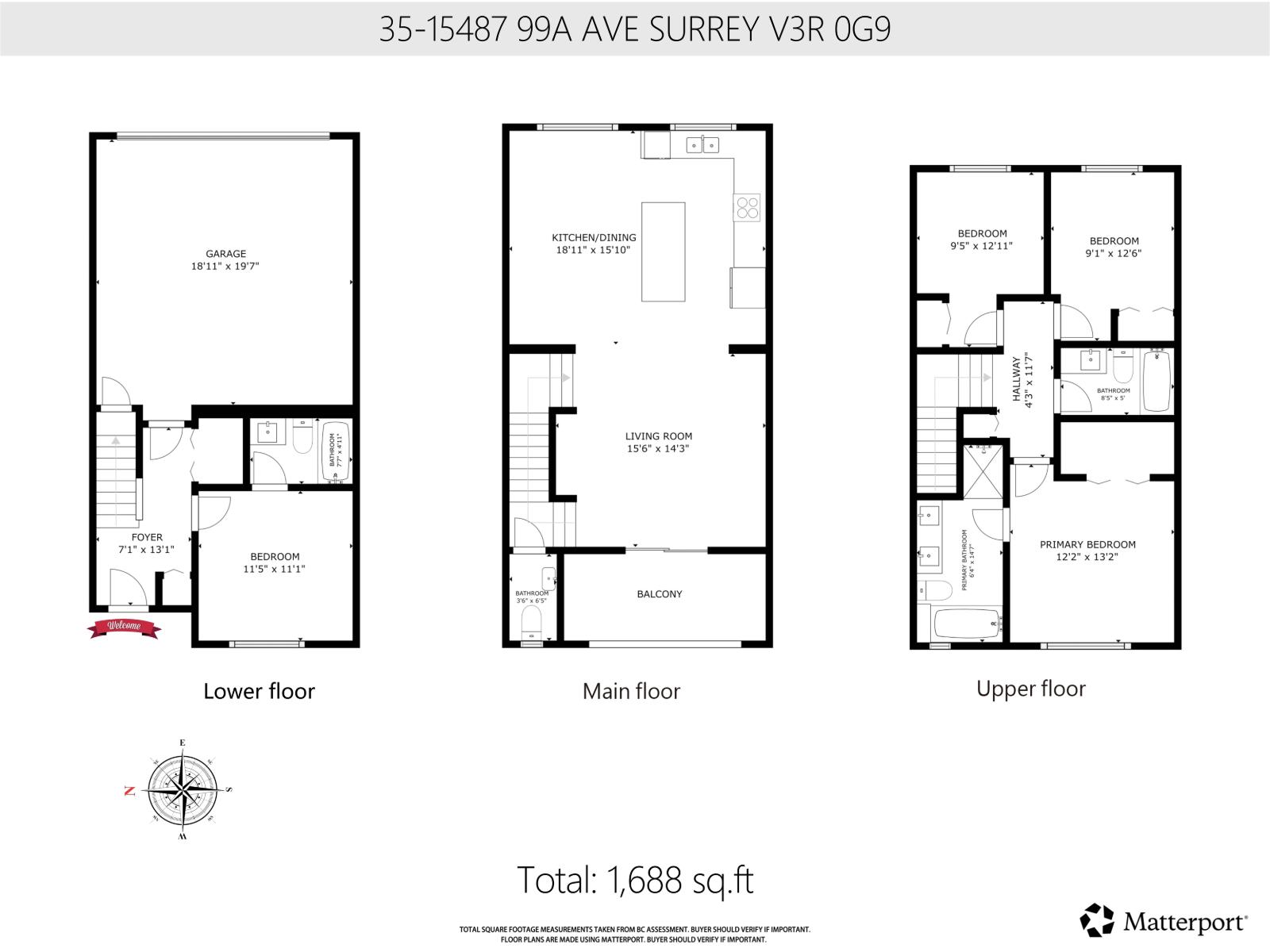 35 15487 99a Avenue, Surrey, British Columbia V3R 0G9 - Photo 2 - R3036108