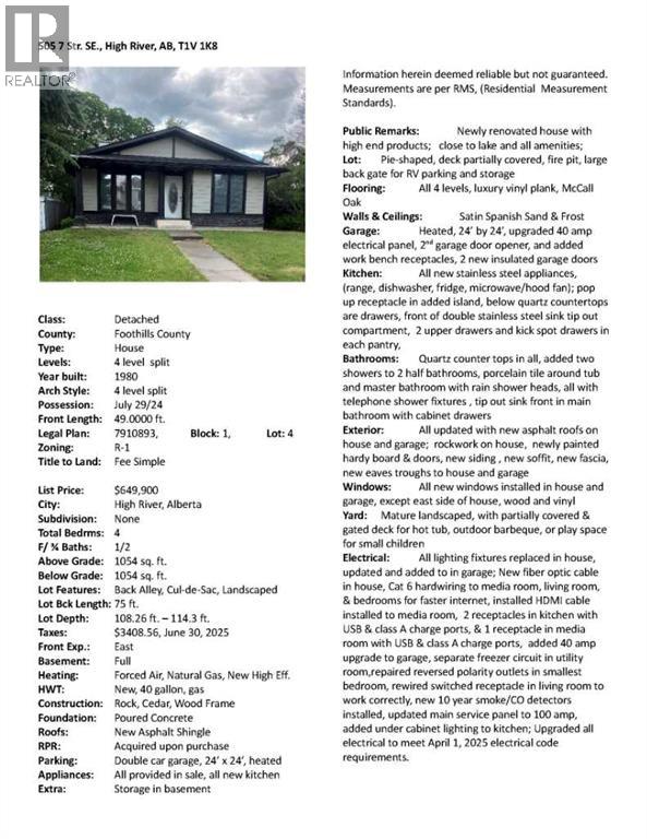 505 7 Street Se, High River, Alberta  T1V 1K8 - Photo 34 - A2258386