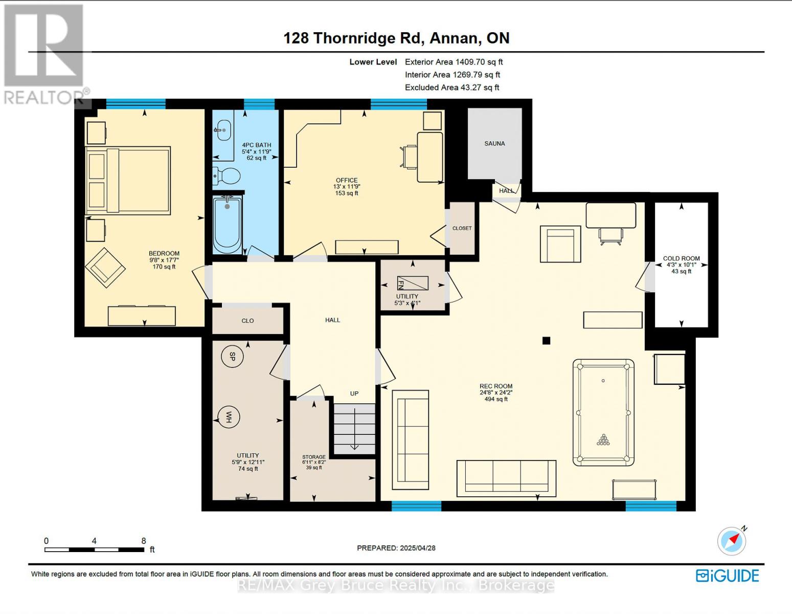 128 Thornridge Road, Meaford, Ontario  N0H 1B0 - Photo 50 - X12508796