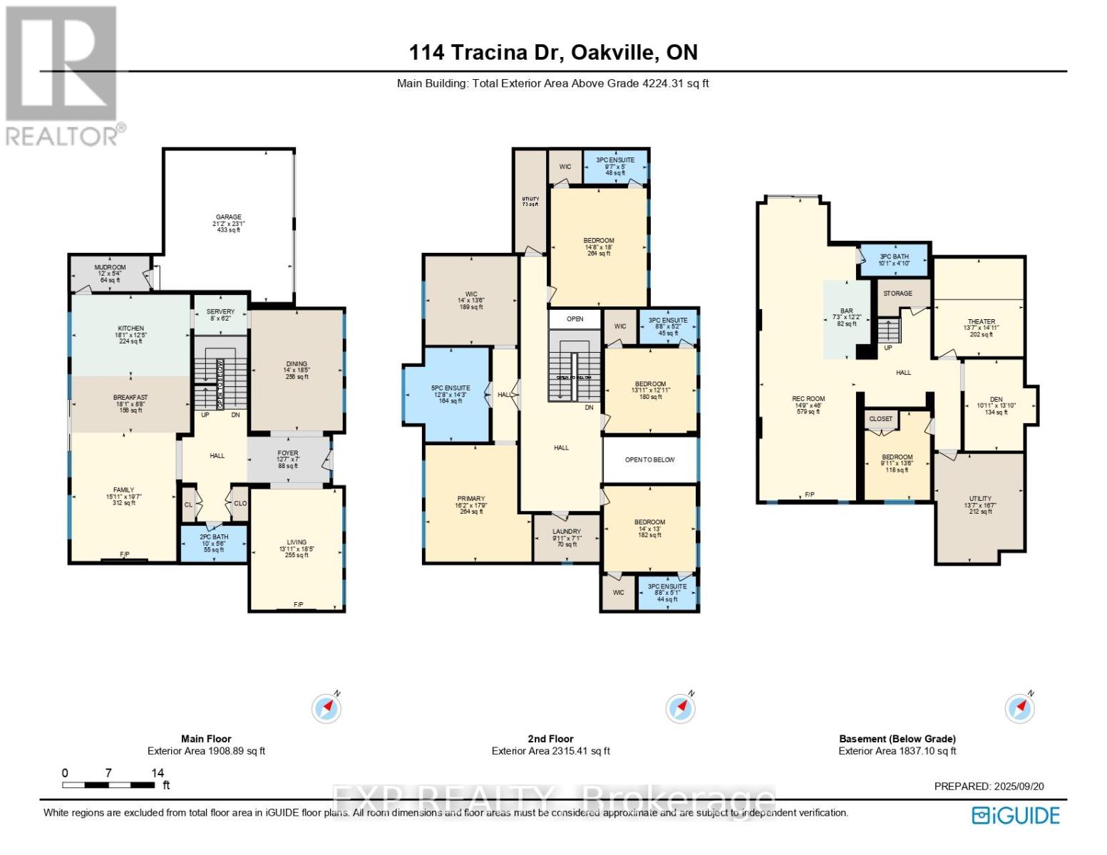 114 Tracina Drive, Oakville, Ontario  L6L 4B7 - Photo 49 - W12420749
