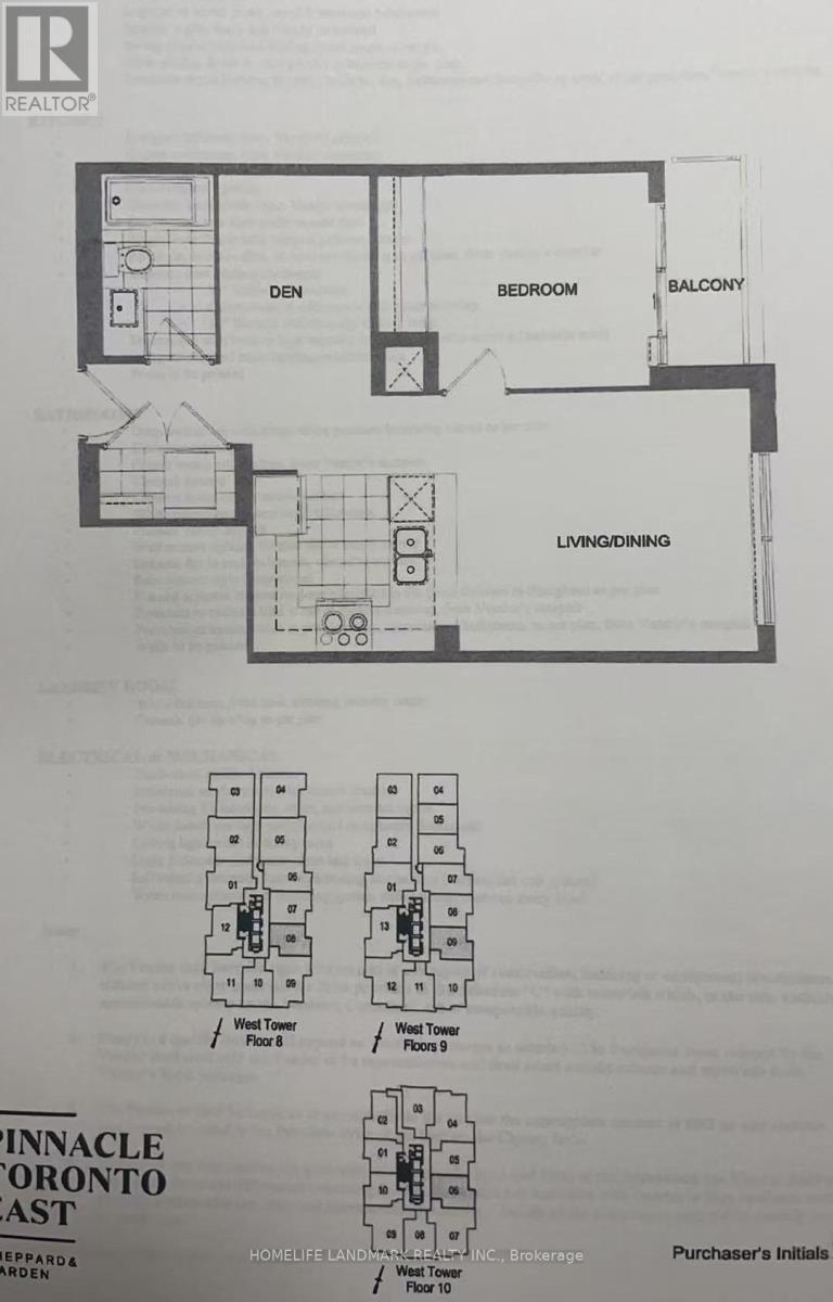 1006 - 3260 Sheppard Avenue E, Toronto, Ontario  M1T 3K3 - Photo 13 - E12481673