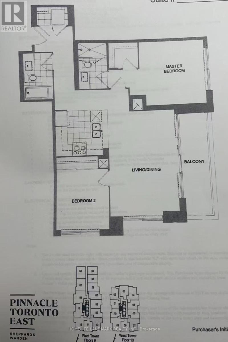 1607 - 3260 Sheppard Avenue E, Toronto, Ontario  M1T 3K3 - Photo 17 - E12481448