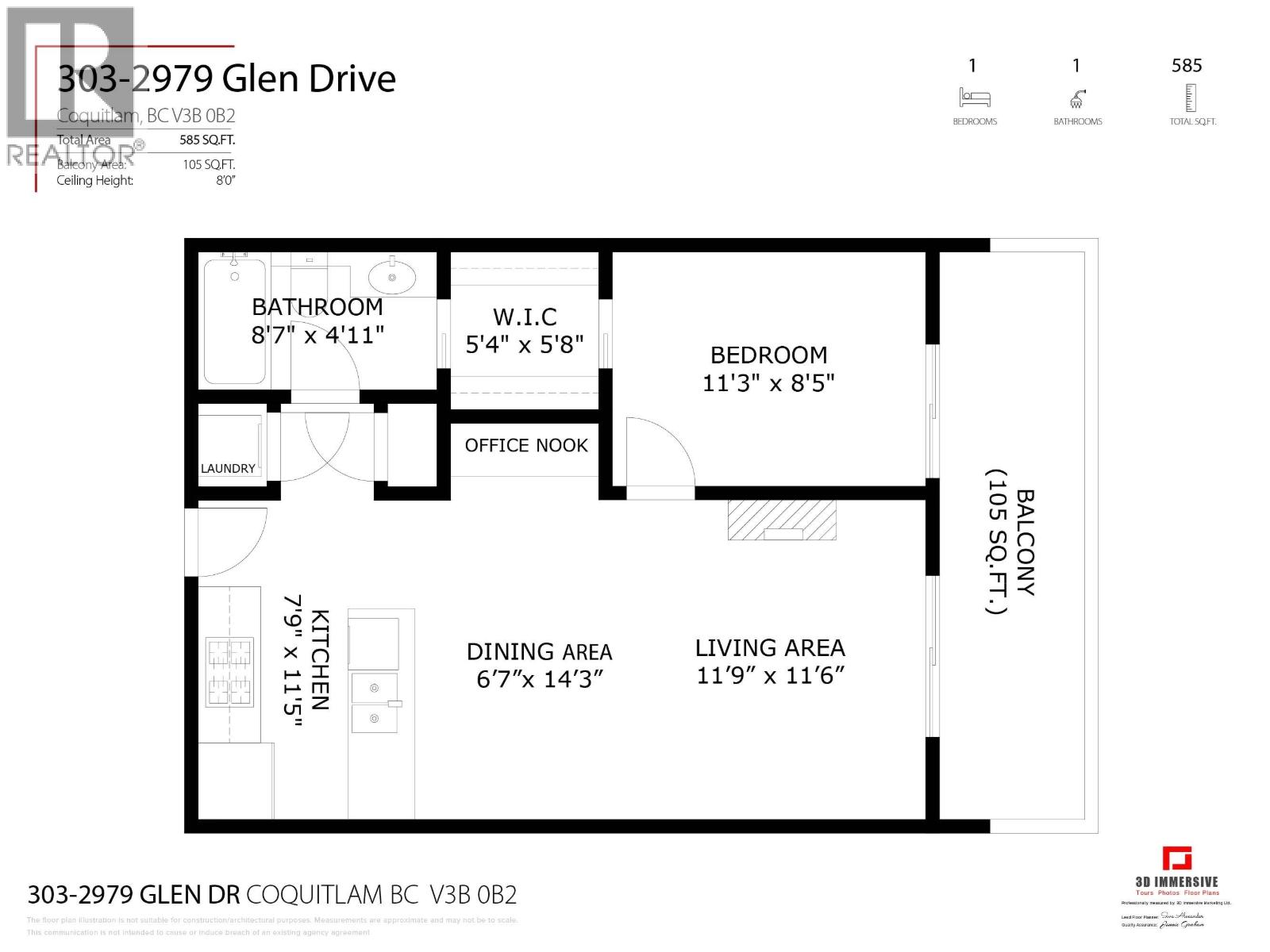 303 2979 Glen Drive, Coquitlam, British Columbia  V3B 0B2 - Photo 27 - R3057922