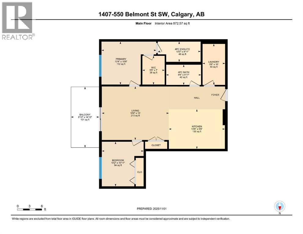 1407, 550 Belmont Street Sw, Calgary, Alberta  T2X 5Y9 - Photo 35 - A2268498
