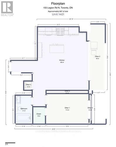 1401 - 155 Legion Road N, Toronto, Ontario  M8Y 0A7 - Photo 46 - W12510584