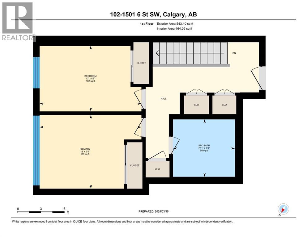 102, 1501 6 Street Sw, Calgary, Alberta  T2R 0Z7 - Photo 24 - A2261632