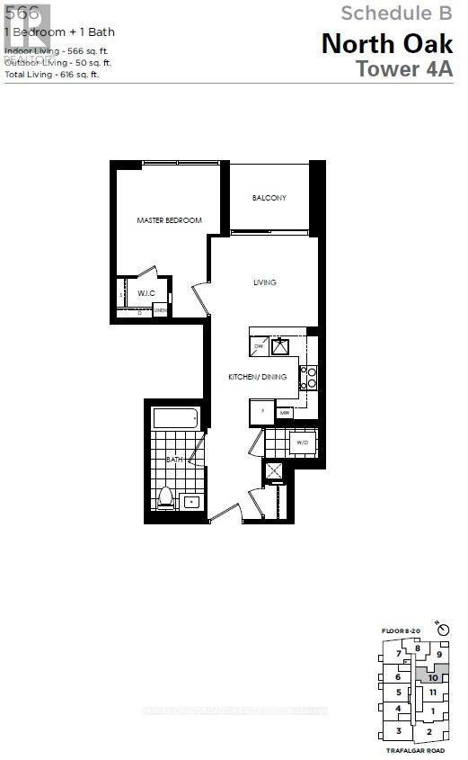 1710 - 3079 Trafalgar Road, Oakville, Ontario  L6H 8C5 - Photo 14 - W12510884