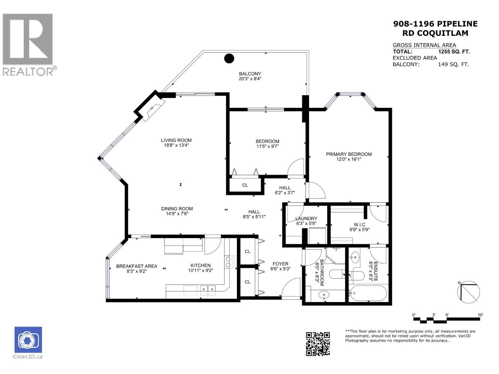 908 1196 Pipeline Road, Coquitlam, British Columbia  V3B 7Z6 - Photo 28 - R3064845