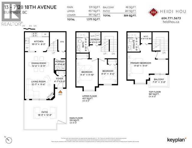 13 7128 18th Avenue, Burnaby, British Columbia  V3N 1H1 - Photo 31 - R3060885