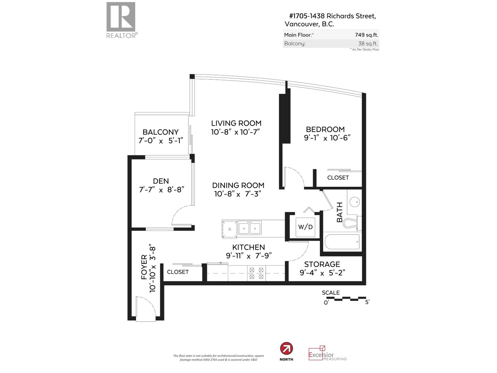 1705 1438 Richards Street, Vancouver, British Columbia  V6Z 3B8 - Photo 22 - R3064626