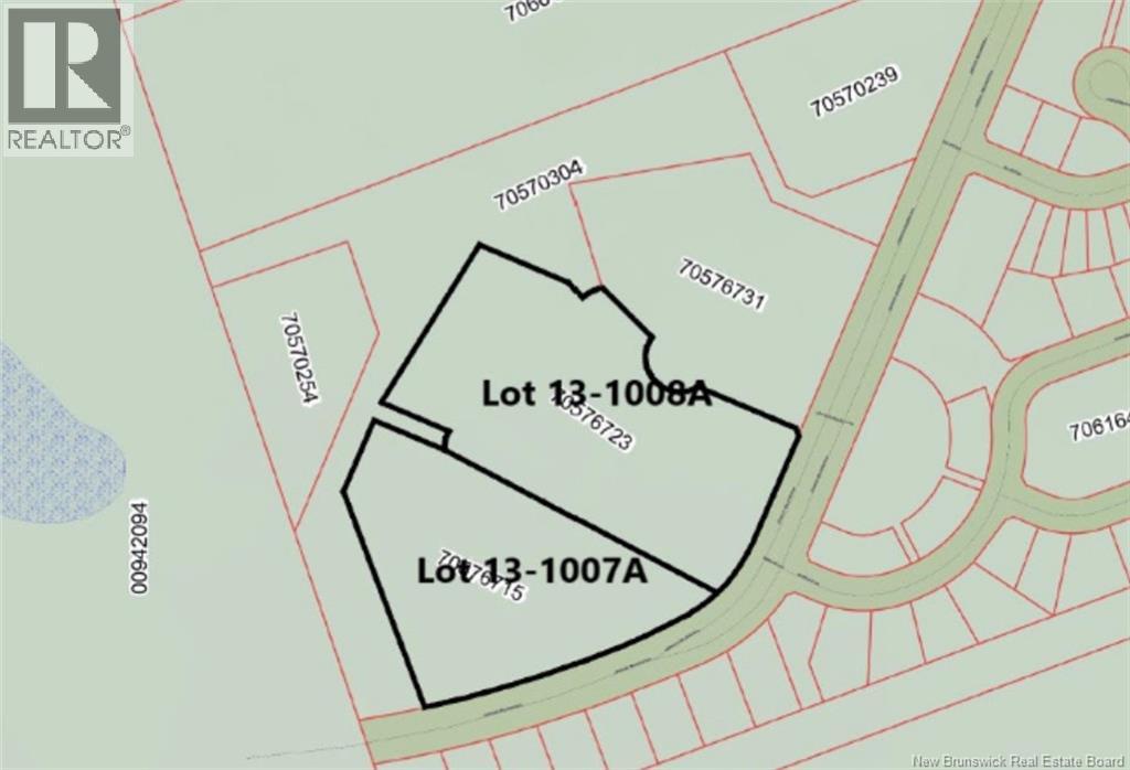 Lots 13-1007A & 13-1008A Leopold F. Belliveau, Moncton, New Brunswick