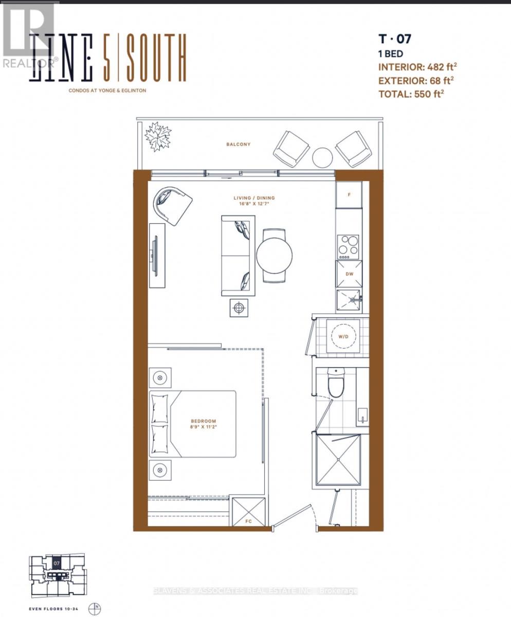 1207 - 127 Broadway Avenue, Toronto, Ontario  M4P 1V4 - Photo 20 - C12516336