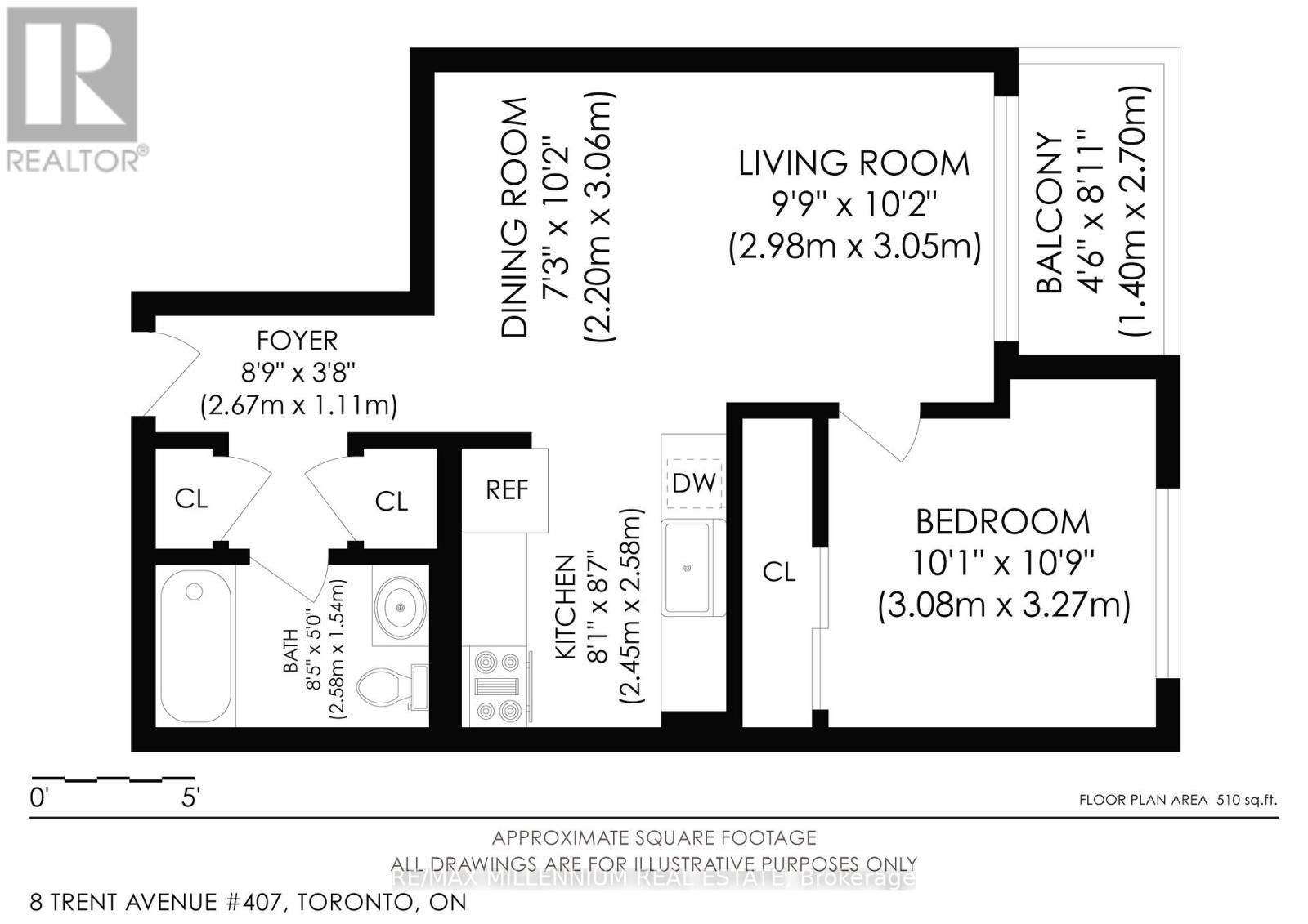 407 - 8 Trent Avenue, Toronto, Ontario  M4C 0A6 - Photo 15 - E12405936