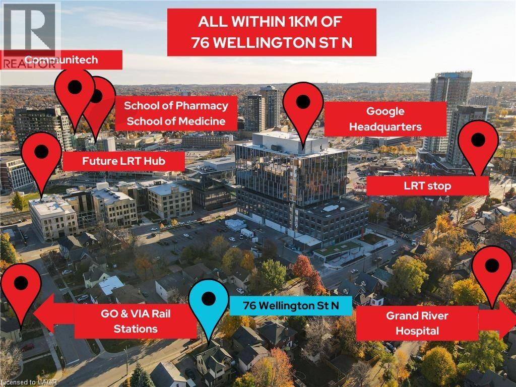 76 Wellington Street N Unit# A, Kitchener, Ontario  N2H 5J6 - Photo 2 - 40786549