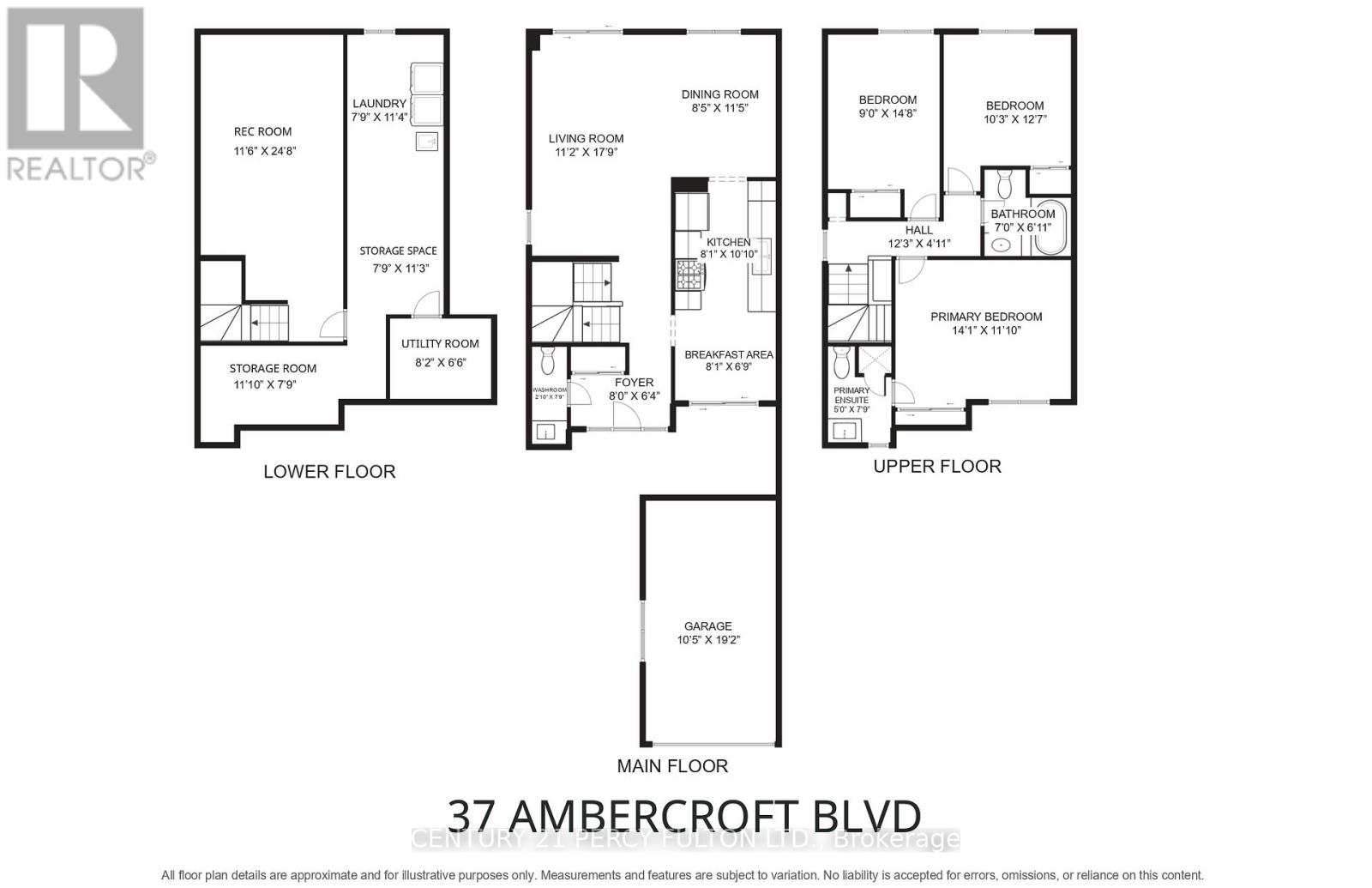 37 Ambercroft Boulevard, Toronto, Ontario  M1W 2Z6 - Photo 14 - E12523666