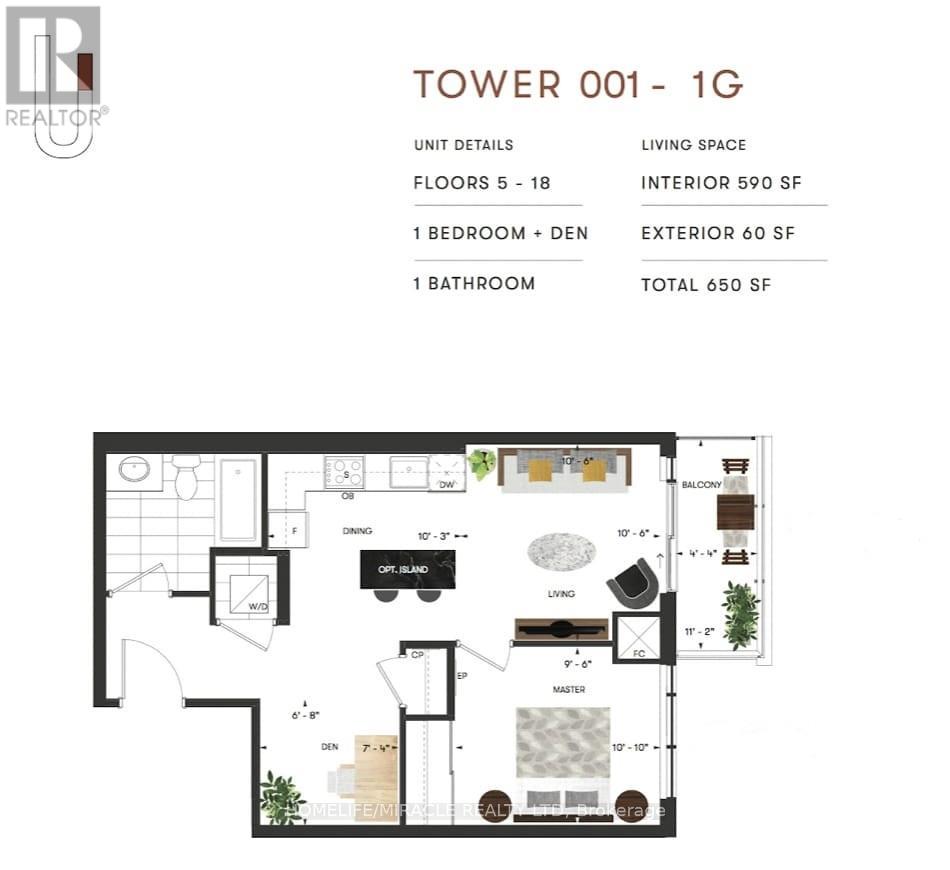 1108 - 5 Wellington Street S, Kitchener, Ontario  N2G 0E3 - Photo 2 - X12522916