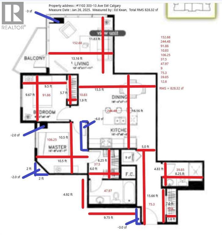1102, 303 13 Avenue Sw, Calgary, Alberta  T2R 0Y9 - Photo 17 - A2256170