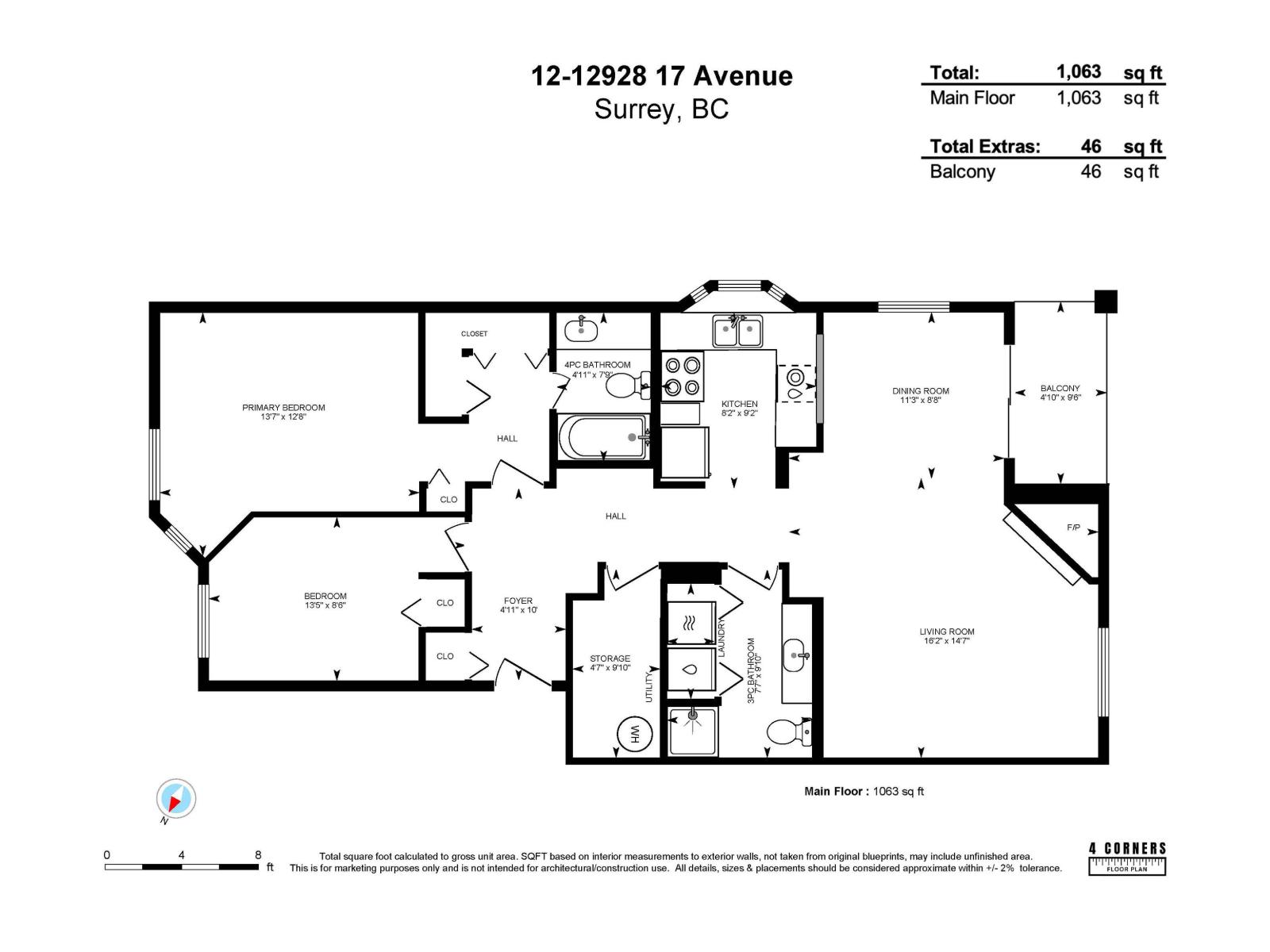 12 12928 17 Avenue, Surrey, British Columbia V4A 1T5 - Photo 4 - R3047522