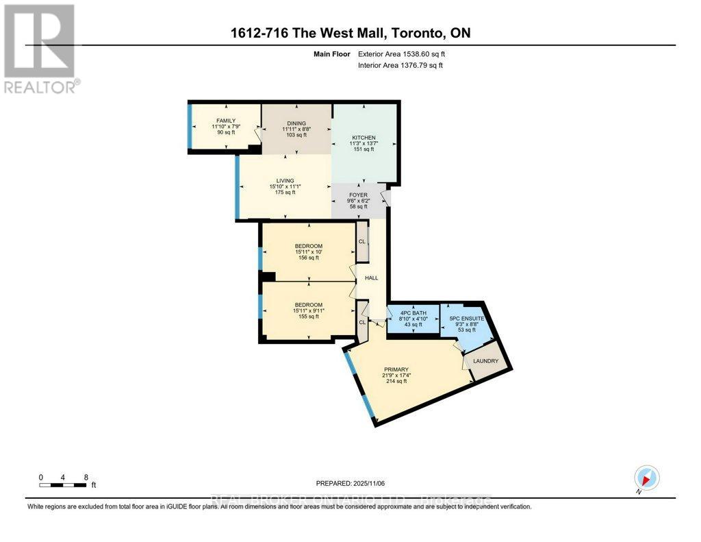 1612 - 716 The West Mall Drive, Toronto, Ontario  M9C 4X6 - Photo 46 - W12526626