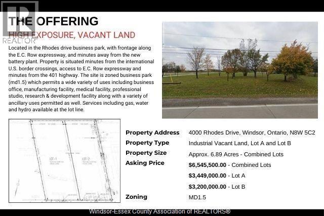 4000 Rhodes Drive Unit# Lot A, Windsor, Ontario  N8W 5C2 - Photo 2 - 25028497