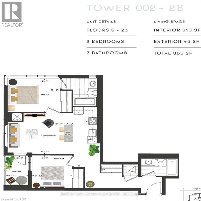 15 Wellington Street S Unit# 809, Kitchener, Ontario  N2G 0E4 - Photo 9 - 40787281