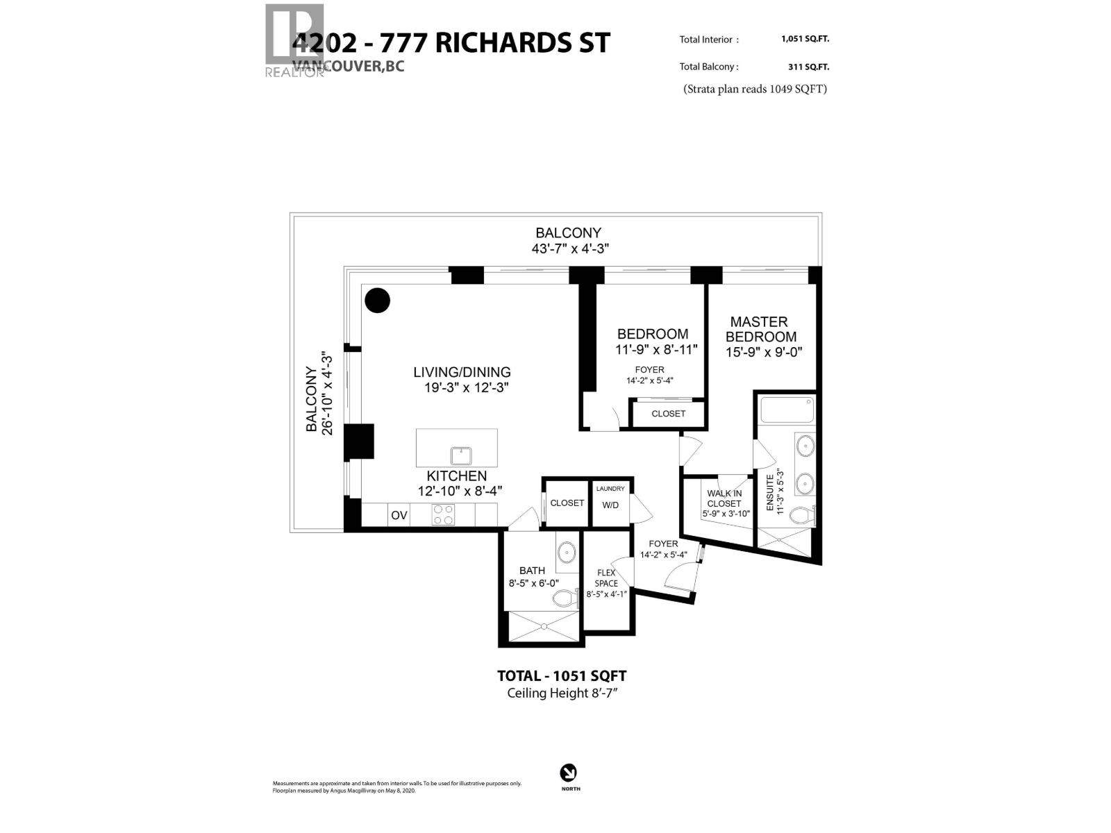 4202 777 Richards Street, Vancouver, British Columbia  V6B 0M6 - Photo 32 - R3063339