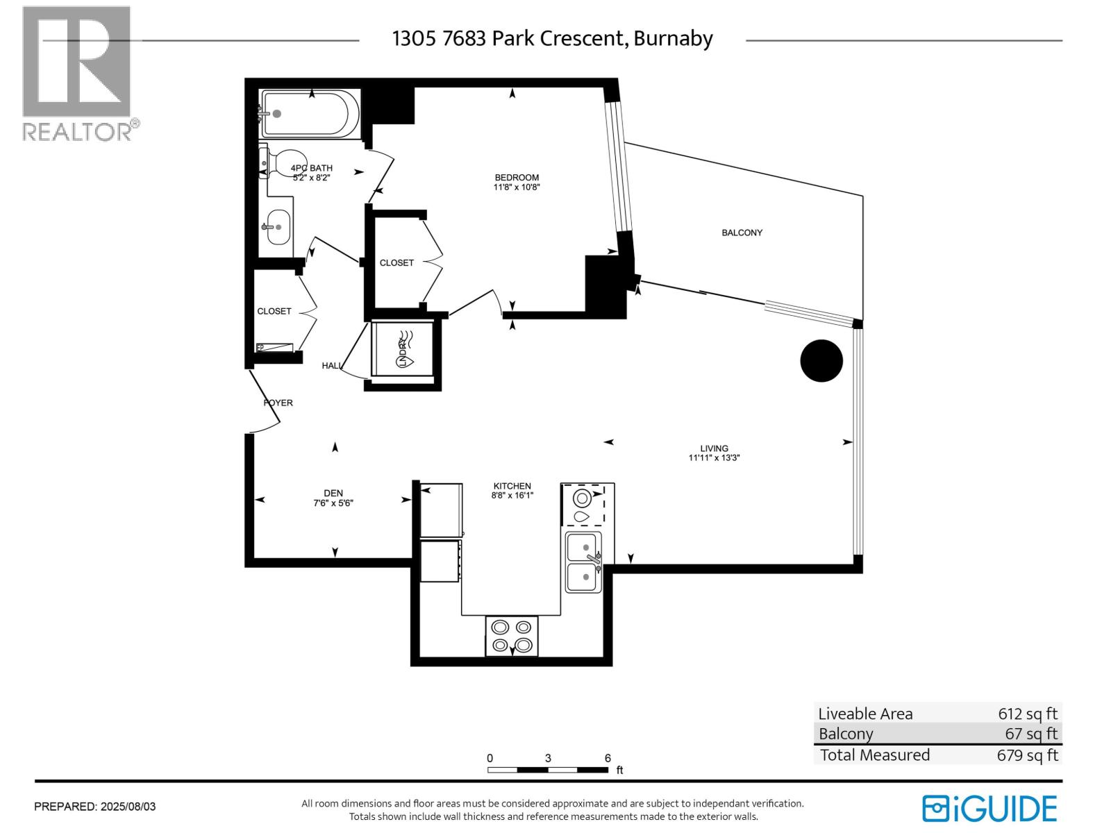 1305 7683 Park Crescent, Burnaby, British Columbia  V3N 0J4 - Photo 33 - R3056481