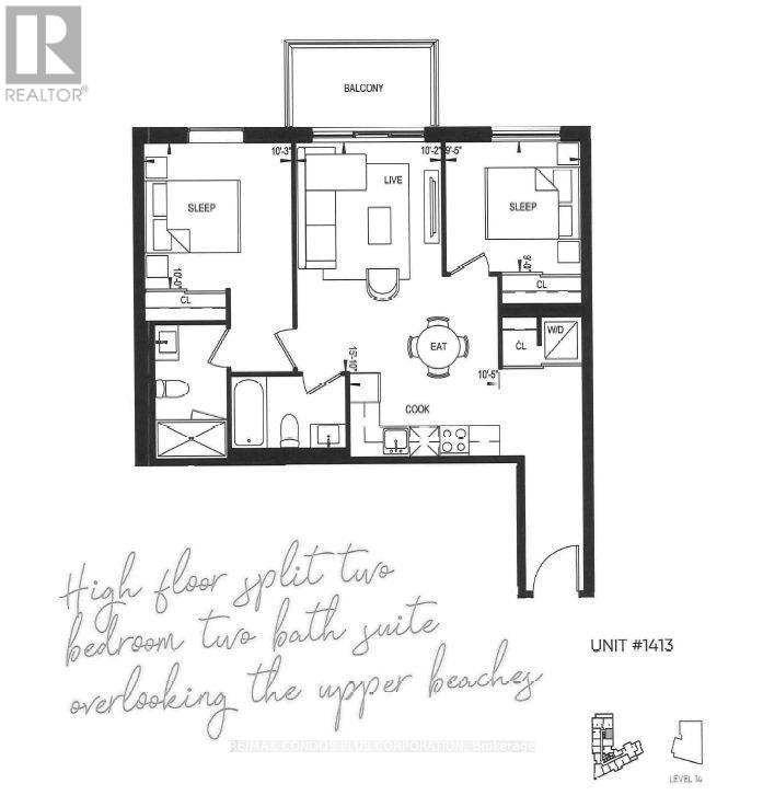 1413 - 1050 EASTERN AVENUE, Toronto, Ontario