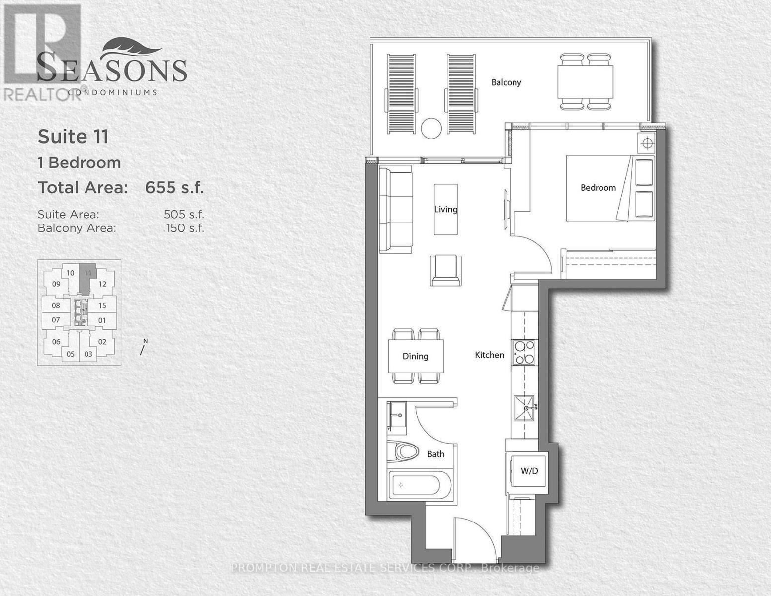 1011 - 85 Mcmahon Drive, Toronto, Ontario  M2K 0H1 - Photo 7 - C12536028