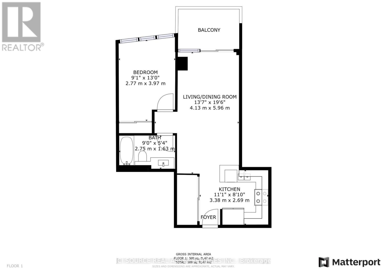 1704 - 1900 Lake Shore Boulevard W, Toronto, Ontario  M6S 1A4 - Photo 8 - W12536026