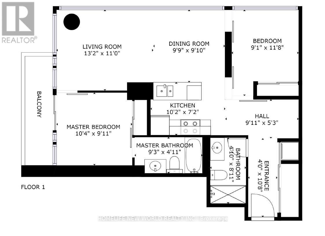 1307 - 37 Grosvenor Street, Toronto, Ontario  M4Y 3G5 - Photo 4 - C12536094